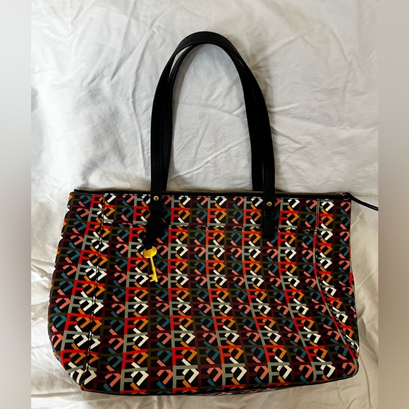Fossil Handbags - Fossil Womens Rachel Tote Multi Bag ZB7446757